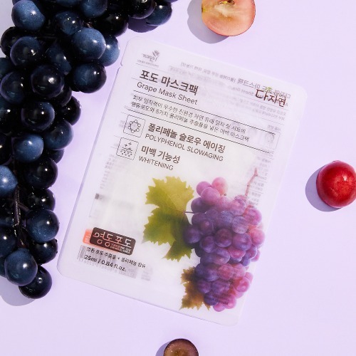다자연 포도 마스크팩 제품 사진