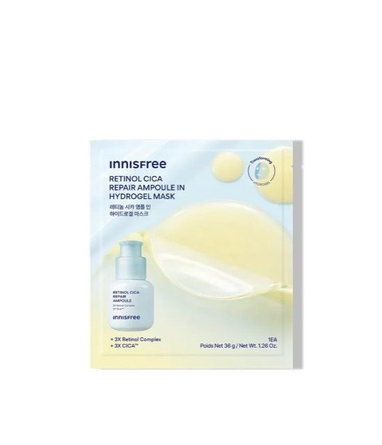 Product photo of Retinol Cica Repair Ampoule in Hydrogel Mask